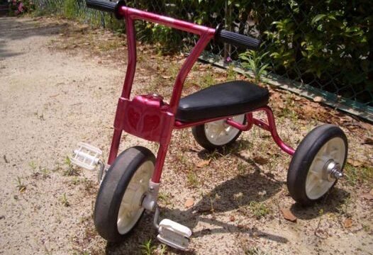 三輪車 女の子用【ピンク グラフック】のサムネイル