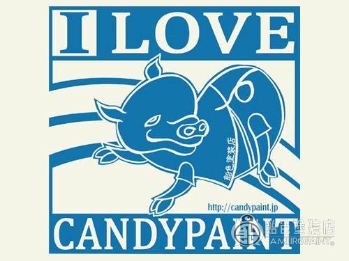 O-009　エコバッグ 【I LOVE CANDYPAINT】