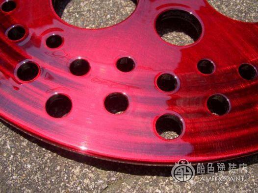 O-011  Disk Rotor Tray [Red Candy]