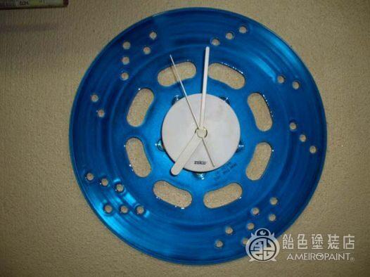 O-012  Disk Rotor Clock [Blue Candy]