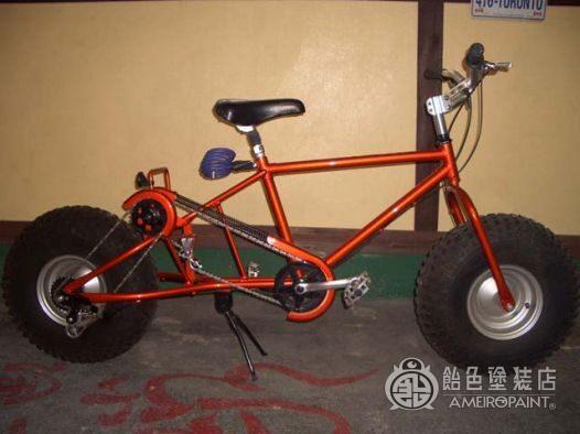 自転車 ワイドホイール 【オレンジ キャンディ】のサムネイル画像