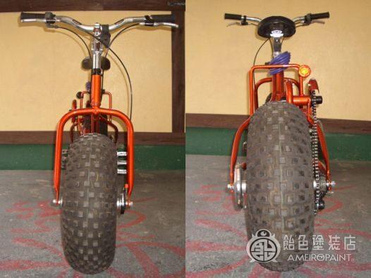 O-018  Bicycle Wide Wheel [Orange Candy]