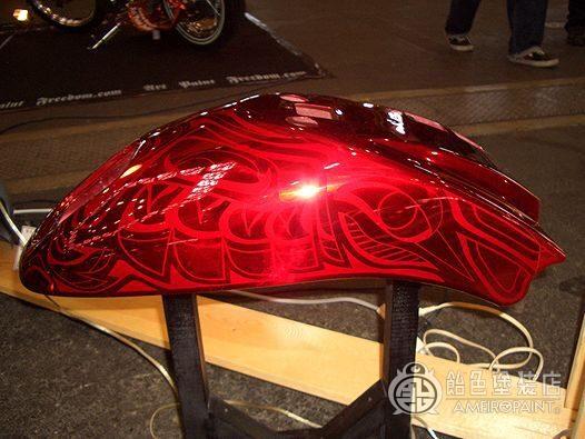 O-033  V-ROD Rear Fender [Sandblasting Tattoo]