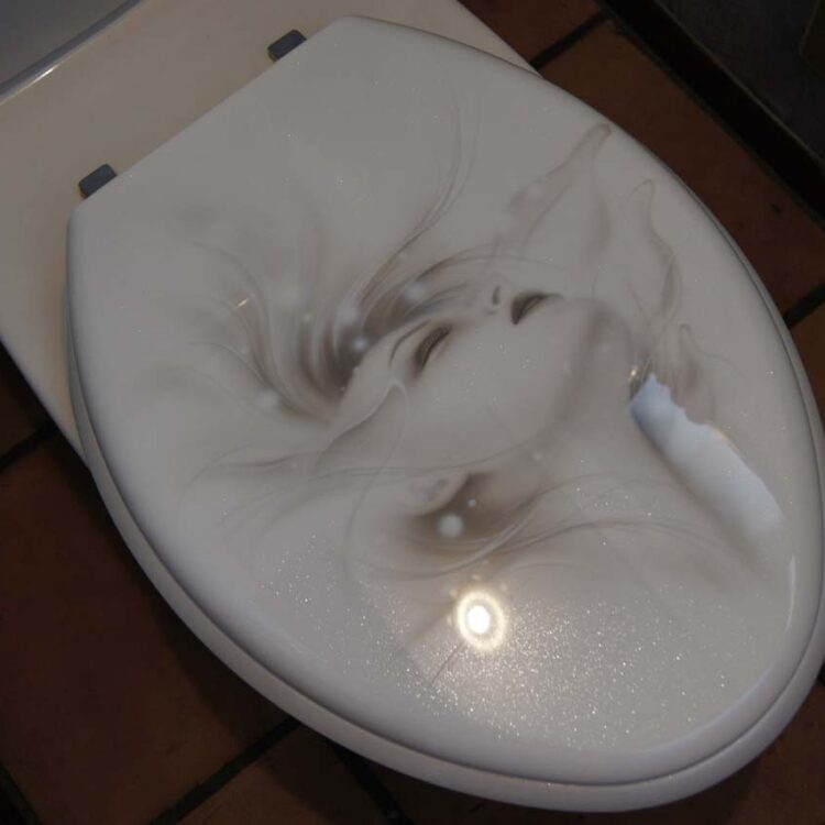 便座【美女 エアブラシ】のサムネイル画像