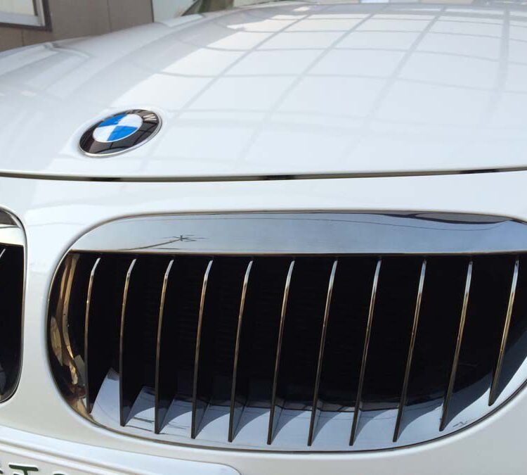 O-047　 BMW グリル 【メッキ オン カラークリアー】のサムネイル画像