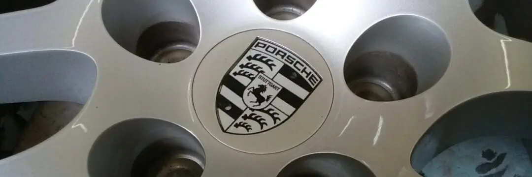 ポルシェホイール【ポリッシュ＆ブラック】のサムネイル