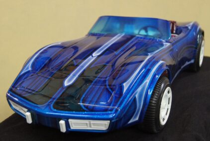 O-075  Barbie Car [Blue Graphics]