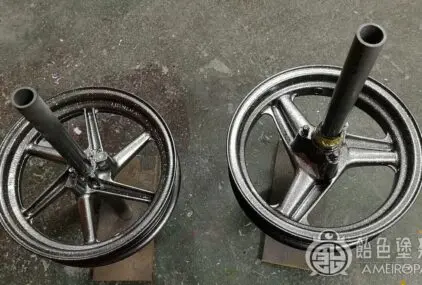 ホンダ NSR50 ホイール【ロスフレーク パープル】のサムネイル画像