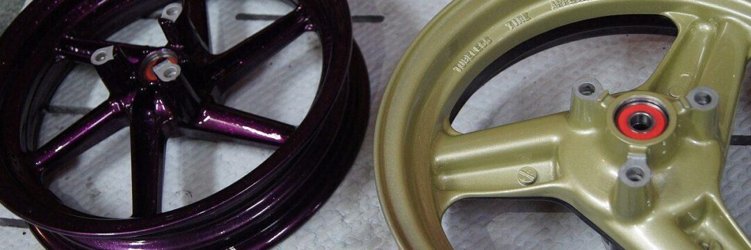 ホンダ NSR50 ホイール【ロスフレーク パープル】のサムネイル