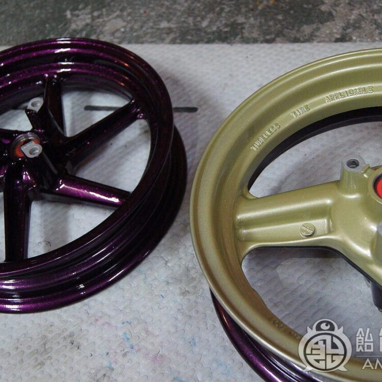 ホンダ NSR50 ホイール【ロスフレーク パープル】のサムネイル画像