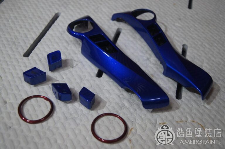 O-086  TOYOTA Prius Handle-Panel [Candy Blue & Red]