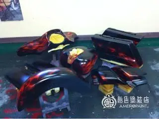 ハーレー 07FLHTP【エアブラシ クリアーコート】のサムネイル