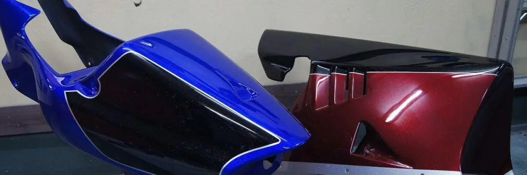 ホンダ NSR250 パーツ【バーガンディ & ブルー】のサムネイル