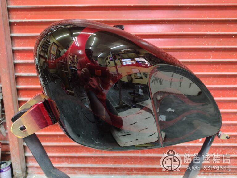 H-D 08FLSTF [Blue Flames]