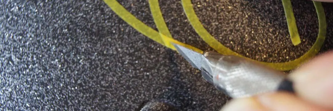 ラインテープの曲げる手順のサムネイル