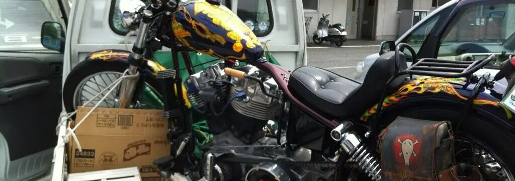 NEW ORDER CHOPPER SHOW　2012 搬入のサムネイル