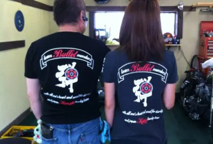 Kansai Harley team 弾 Tシャツのサムネイル画像