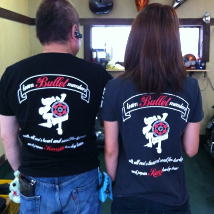 Kansai Harley team 弾 Tシャツのサムネイル画像