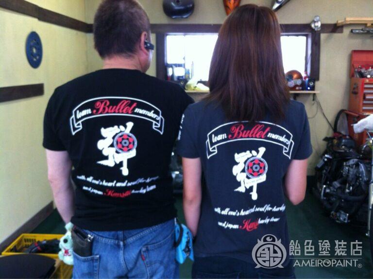 Kansai Harley team 弾 Tシャツ
