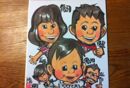 似顔絵師「手留手」のサムネイル画像