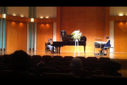 土日の出来事 ピアノの発表会のサムネイル画像
