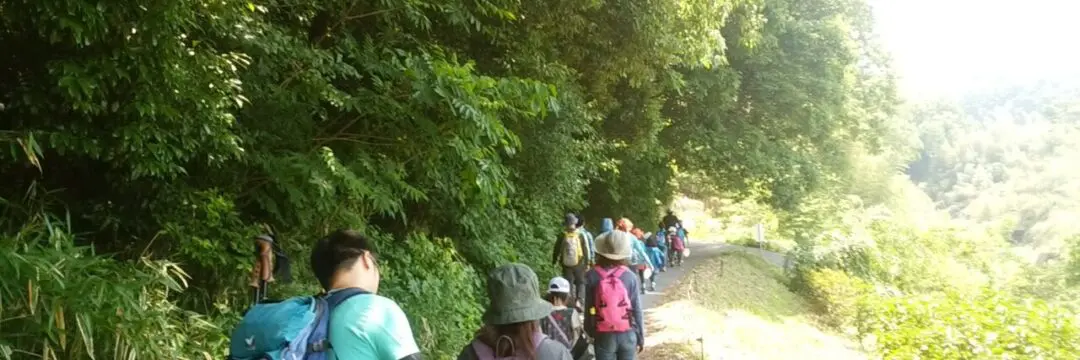 学童の登山のサムネイル